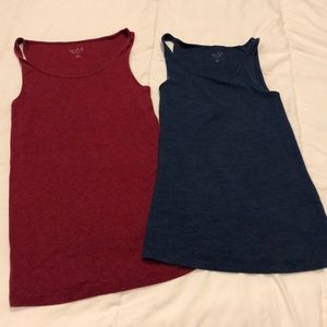 Two Isabel maternity tank tops